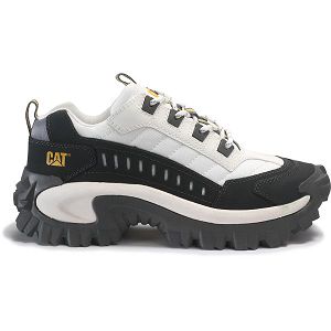 Beige / Black Men's Caterpillar Intruder Sneakers | US-751964WVK