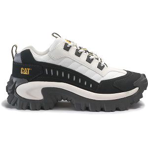 Beige / Black Women's Caterpillar Intruder Soft Toe Shoes | US-937152NRK