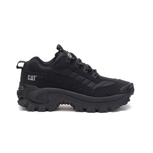 Black / Grey Women's Caterpillar Intruder Soft Toe Shoes | US-326517ZHJ