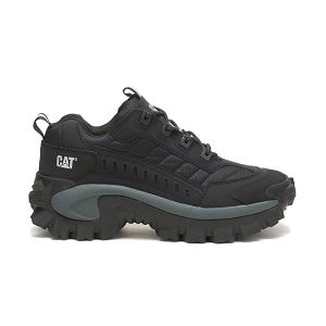 Black / Grey Women's Caterpillar Intruder Soft Toe Shoes | US-814320OXZ