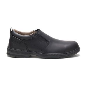 Black Men's Caterpillar Conclude Steel Safety Shoes | US-826075LCJ