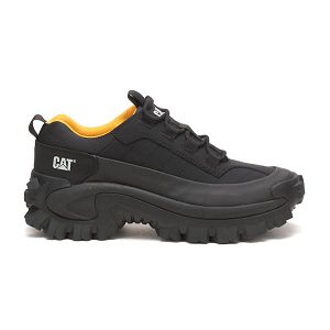 Black Men's Caterpillar Intruder Waterproof Galosh Soft Toe Shoes | US-317596WPD