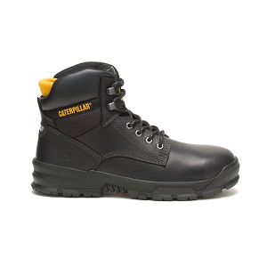 Black Men's Caterpillar Mobilize Alloy Safety Boots | US-159247JEP