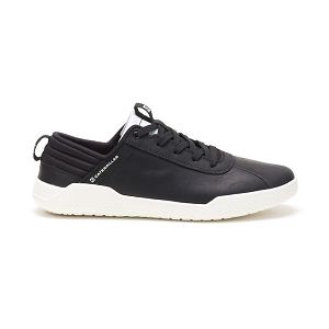 Black / White Men's Caterpillar CODE Hex Sneakers | US-421308MVS