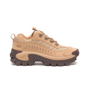 Brown Men's Caterpillar Intruder Sneakers | US-592481UDP