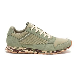 Green Men's Caterpillar CODE Ventura Sneakers | US-971830QXB