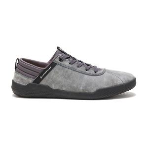 Grey / Black Men's Caterpillar CODE Hex Sneakers | US-654182UTS