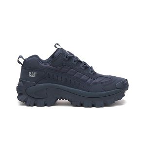 Navy Women's Caterpillar Intruder Sneakers | US-036587FKW