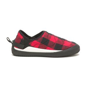 Red / Black / White Men's Caterpillar Crossover Sneakers | US-094276ODF