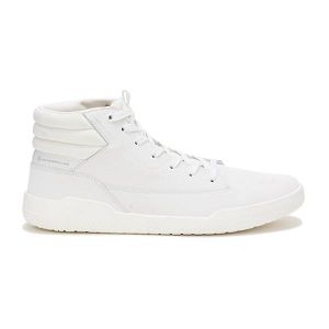 White Women's Caterpillar CODE Hex Hi Sneakers | US-416382JCE