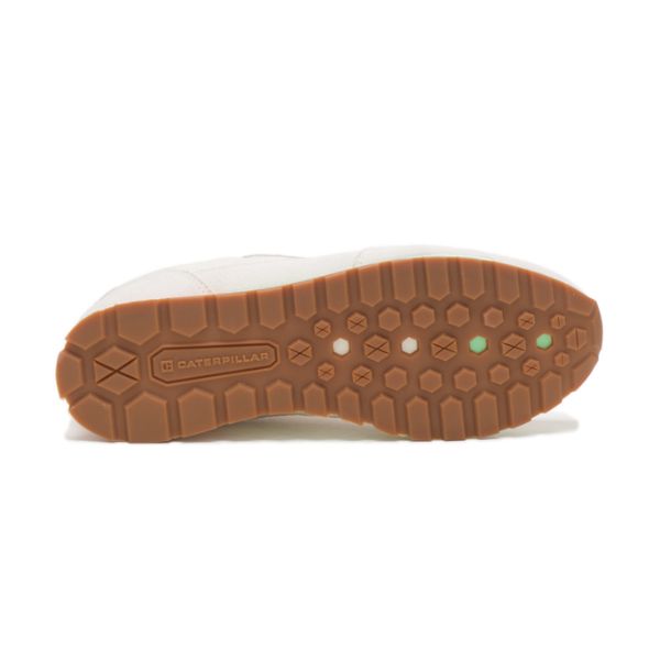 Beige / Green Men's Caterpillar CODE Ventura Sneakers | US-694280OJW