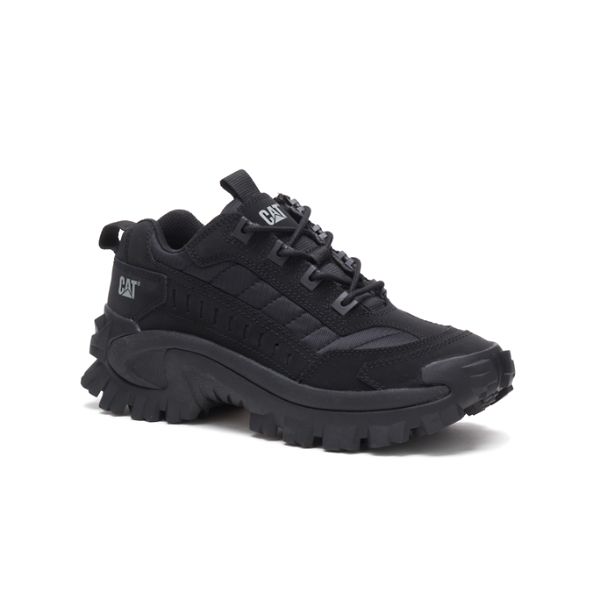 Black / Grey Men's Caterpillar Intruder Soft Toe Shoes | US-406723UQO