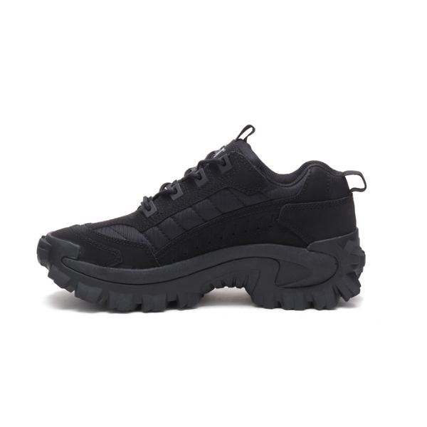 Black / Grey Women's Caterpillar Intruder Sneakers | US-419605CZX