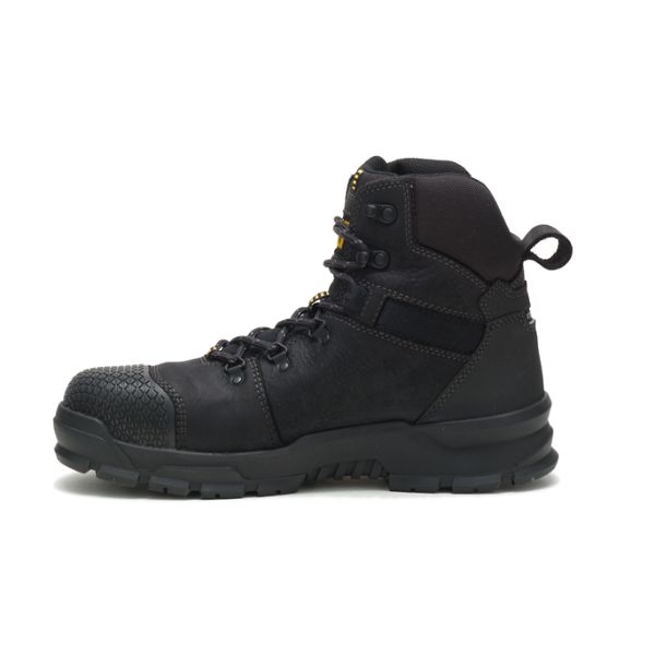 Black Men's Caterpillar Accomplice X Steel Waterproof Boots | US-817653CHY