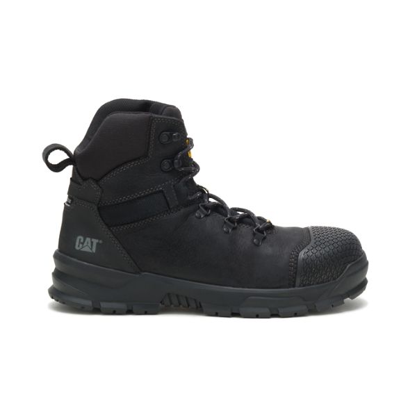 Black Men\'s Caterpillar Accomplice X Steel Waterproof Boots | US-817653CHY