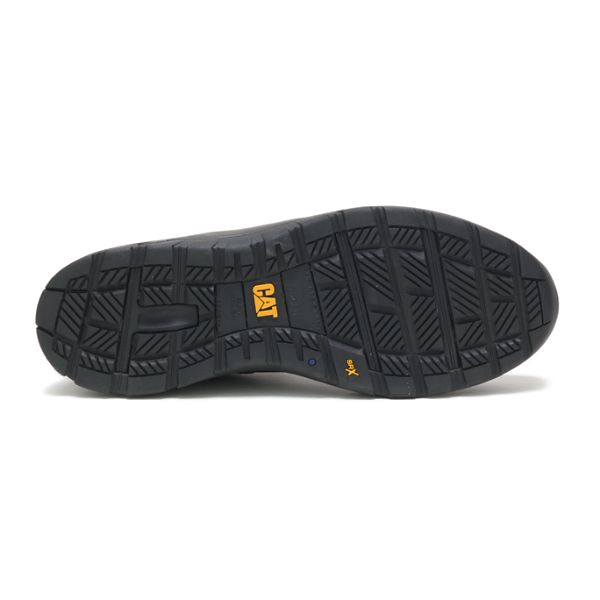 Black Men's Caterpillar Bolt Alloy Safety Shoes | US-364907ERH