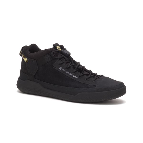 Black Men's Caterpillar CODE Hex Utility Sneakers | US-308591MQR