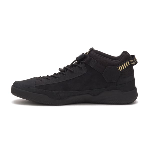 Black Men's Caterpillar CODE Hex Utility Sneakers | US-308591MQR