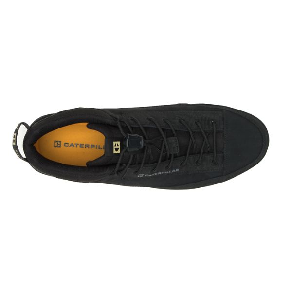 Black Men's Caterpillar CODE Hex Utility Soft Toe Shoes | US-397546AVP