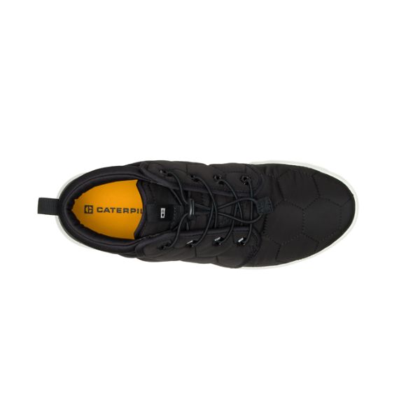 Black Men's Caterpillar CODE Scout Mid Sneakers | US-945632VSE