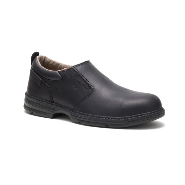 Black Men's Caterpillar Conclude Steel Safety Shoes | US-826075LCJ