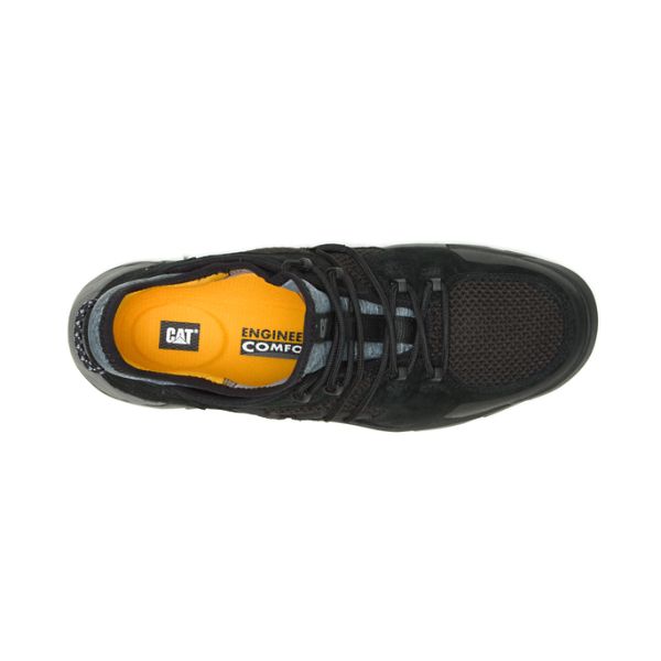 Black Men's Caterpillar Crail Sneakers | US-830245FKJ