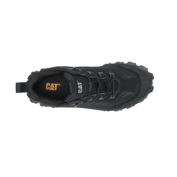 Black Men's Caterpillar Intruder Mid Sneakers | US-084952RAP