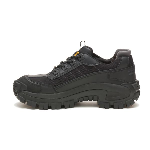 Black Men's Caterpillar Invader Steel Safety Shoes | US-431509QIK