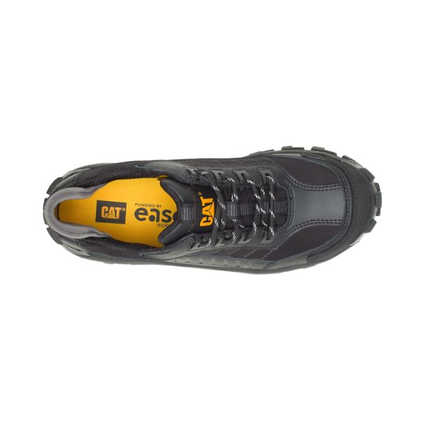 Black Men's Caterpillar Invader Steel Safety Shoes | US-431509QIK