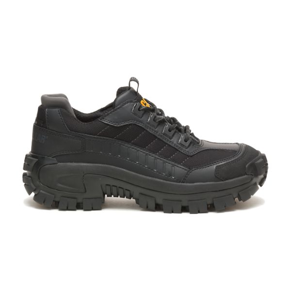 Black Men\'s Caterpillar Invader Steel Safety Shoes | US-431509QIK