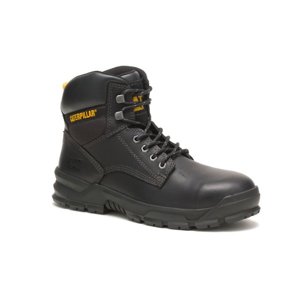 Black Men's Caterpillar Mobilize Alloy Safety Boots | US-159247JEP