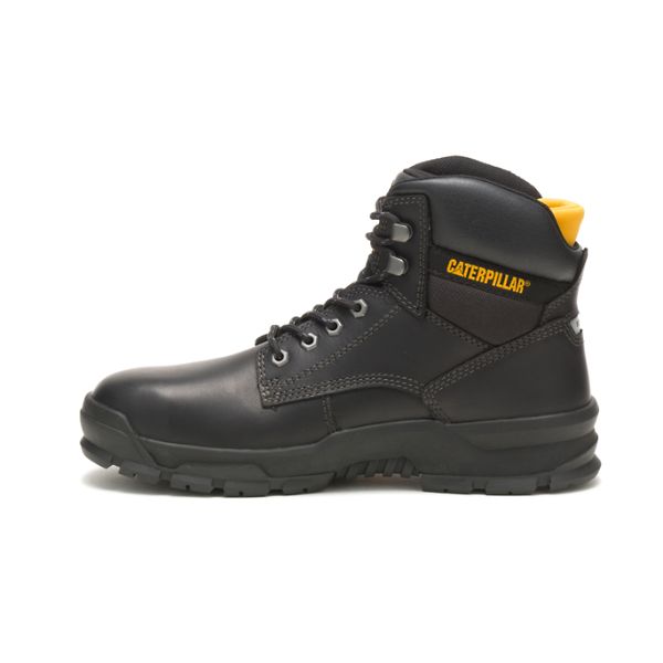 Black Men's Caterpillar Mobilize Alloy Safety Boots | US-159247JEP