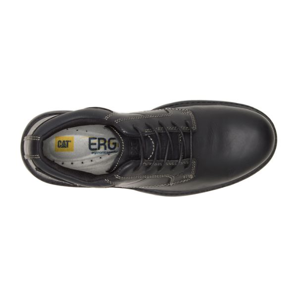 Black Men's Caterpillar Oversee Steel Safety Shoes | US-836597ZGD