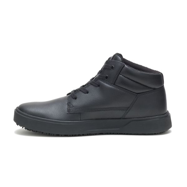 Black Men's Caterpillar ProRush SR Chukka Soft Toe Shoes | US-248157NEM