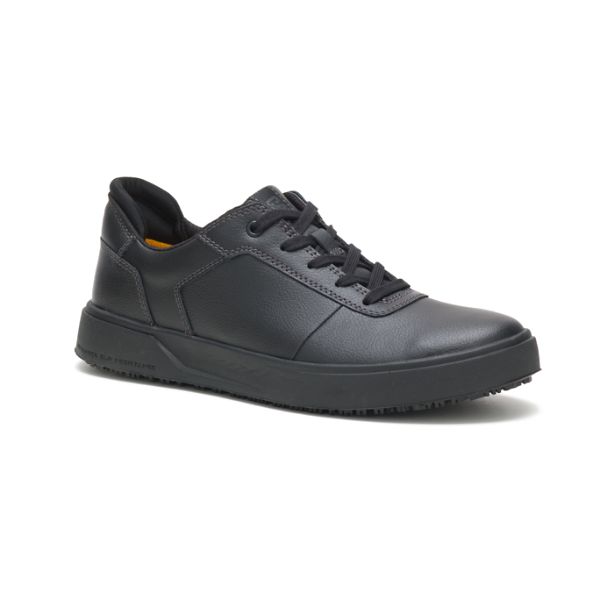 Black Men's Caterpillar ProRush SR Oxford Soft Toe Shoes | US-012879RVH