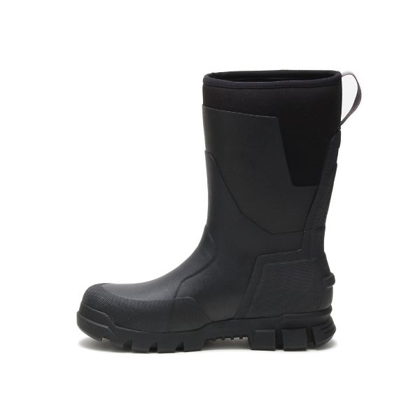 Caterpillar Waterproof Boots Outlet Sale - Black Mens Stormers 11