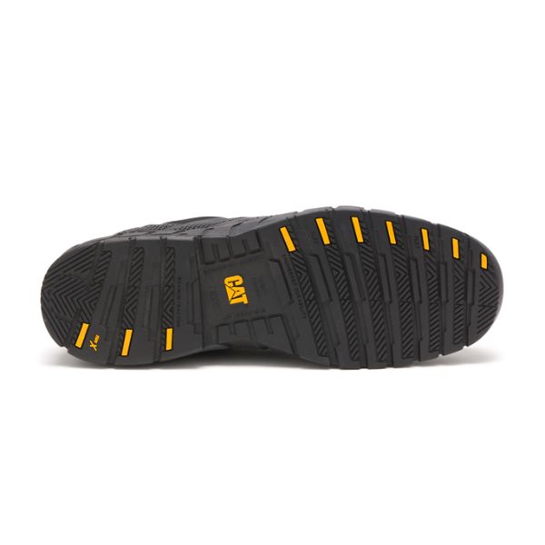 Black Men's Caterpillar Streamline Composite Safety Shoes | US-487615QGA