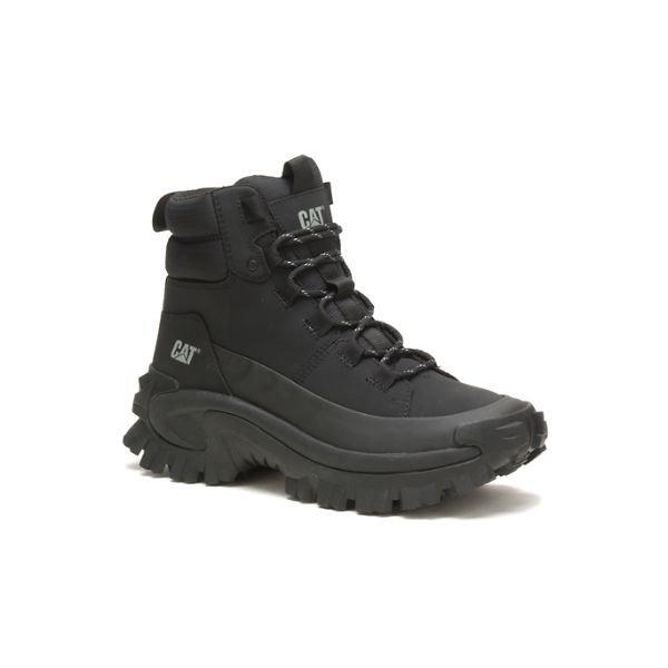 Black Men's Caterpillar Trespass Galosh Waterproof Boots | US-045291AXV