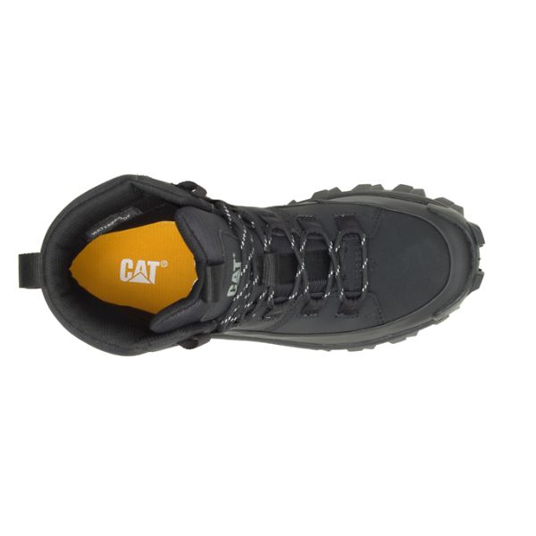 Black Men's Caterpillar Trespass Galosh Waterproof Boots | US-045291AXV