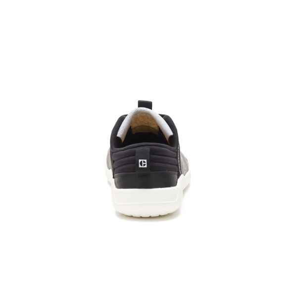 Black / White Men's Caterpillar CODE Hex Soft Toe Shoes | US-178942TPO