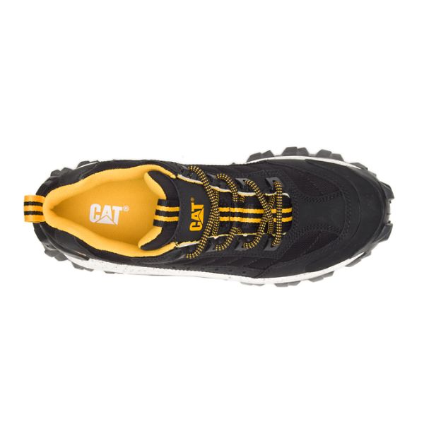 Black / White Men's Caterpillar Intruder Sneakers | US-021938MEZ