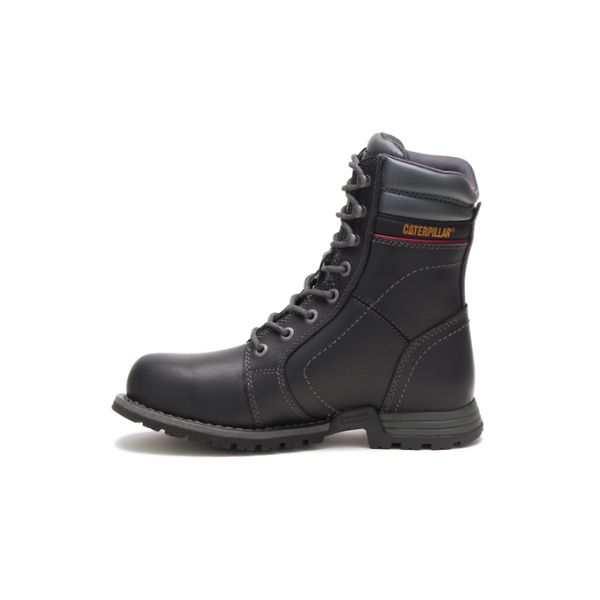 Black Women's Caterpillar Echo Steel Waterproof Boots | US-763894RNB