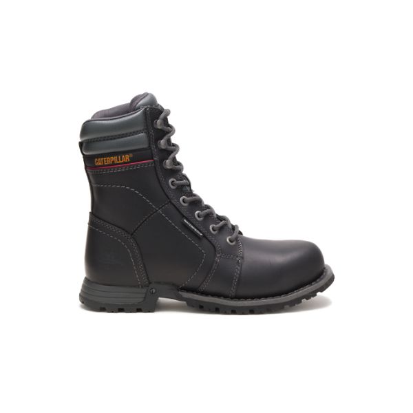 Black Women\'s Caterpillar Echo Steel Waterproof Boots | US-763894RNB