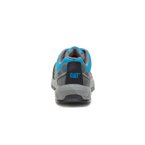 Blue / Grey Women's Caterpillar Streamline Composite Safety Shoes | US-209487PUJ