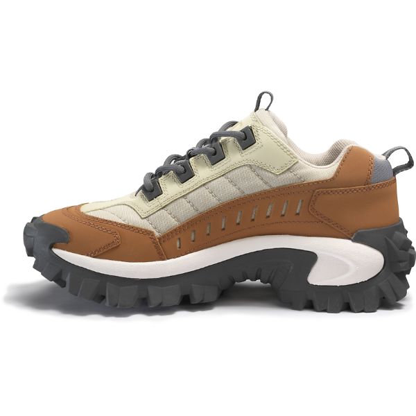 Brown / Beige Men's Caterpillar Intruder Soft Toe Shoes | US-458932VSI