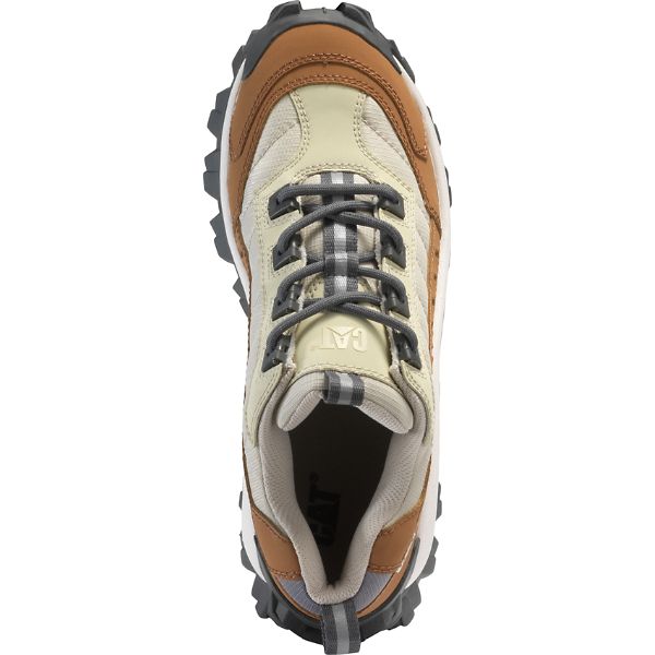 Brown / Beige Men's Caterpillar Intruder Soft Toe Shoes | US-458932VSI