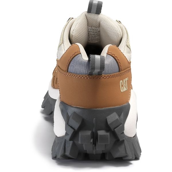 Brown / Beige Men's Caterpillar Intruder Sneakers | US-482730QIE