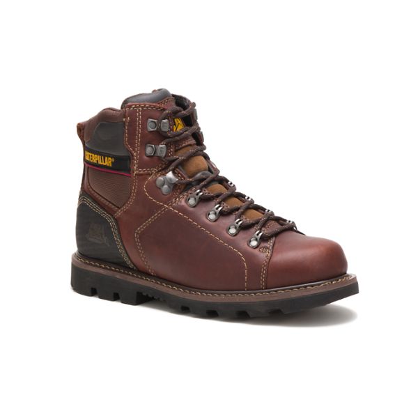 Brown Men's Caterpillar Alaska 2.0 Soft Toe Boots | US-021378NIV