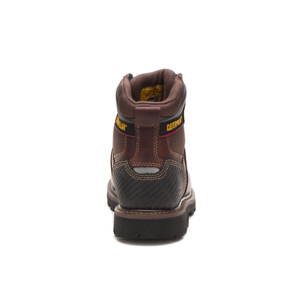 Brown Men's Caterpillar Alaska 2.0 Steel Safety Boots | US-064928CZF