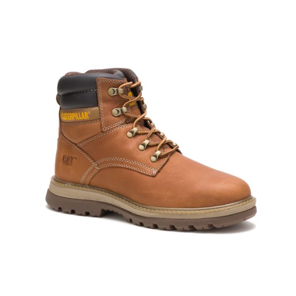 Brown Men's Caterpillar Fairbanks Soft Toe Boots | US-106594SMI